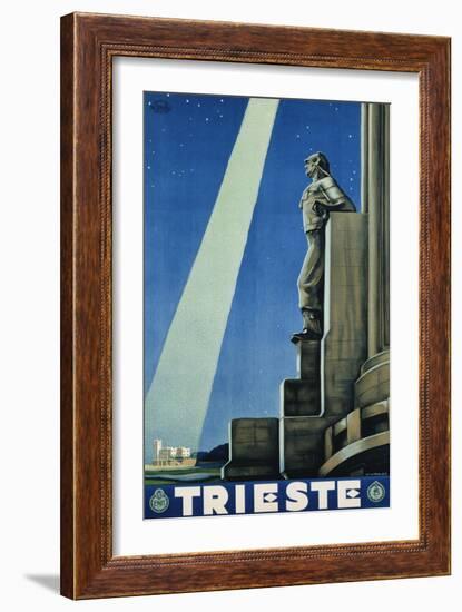 Trieste Poster-Georgio Viola-Framed Giclee Print