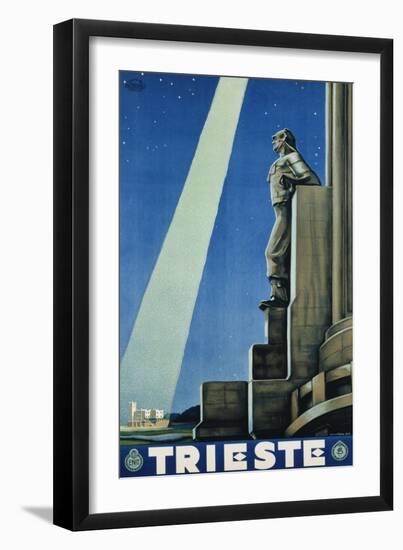 Trieste Poster-Georgio Viola-Framed Giclee Print