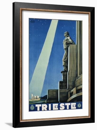 Trieste Poster-Georgio Viola-Framed Giclee Print