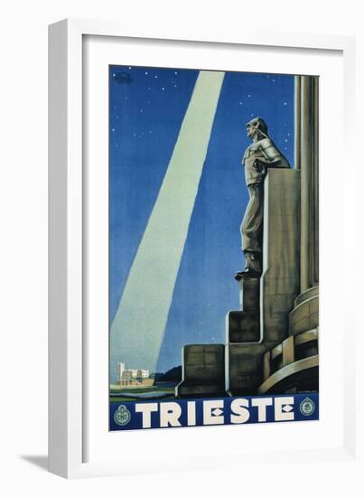 Trieste Poster-Georgio Viola-Framed Giclee Print