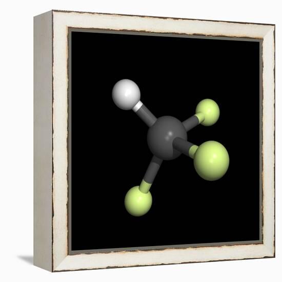 Trifluoromethane Molecule-Friedrich Saurer-Framed Premier Image Canvas