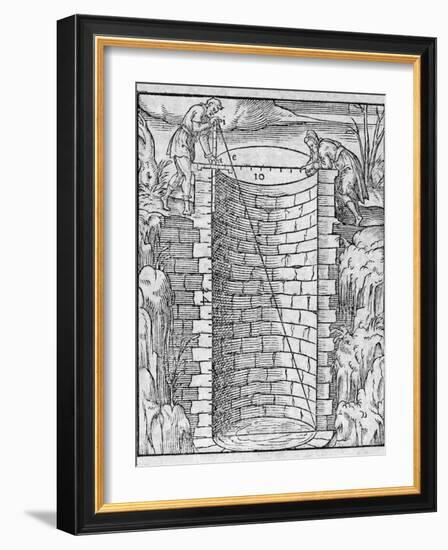 Trigonometry In Distance Measurement-Middle Temple Library-Framed Photographic Print