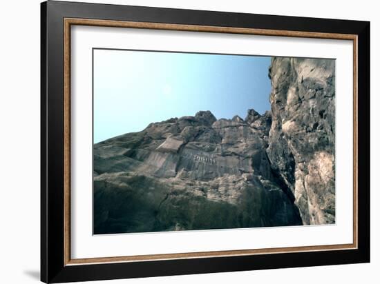 Trilingual Relief of Darius, Bisitun, Iran-Vivienne Sharp-Framed Photographic Print