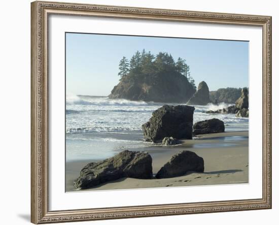 Trinidad State Beach, California, USA-Ethel Davies-Framed Photographic Print