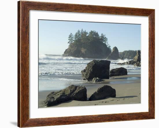 Trinidad State Beach, California, USA-Ethel Davies-Framed Photographic Print