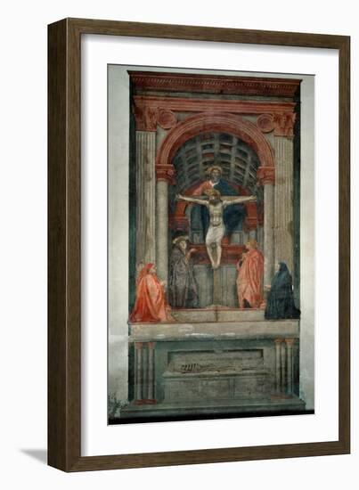 Trinita, 1427, Fresco-Masaccio-Framed Giclee Print