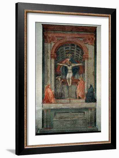 Trinita, 1427, Fresco-Masaccio-Framed Giclee Print