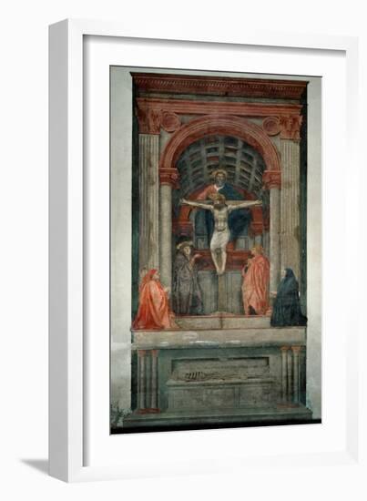 Trinita, 1427, Fresco-Masaccio-Framed Giclee Print