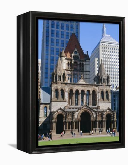 Trinity Church 1877, Copley Square, Boston, Massachusetts, USA-Fraser Hall-Framed Premier Image Canvas