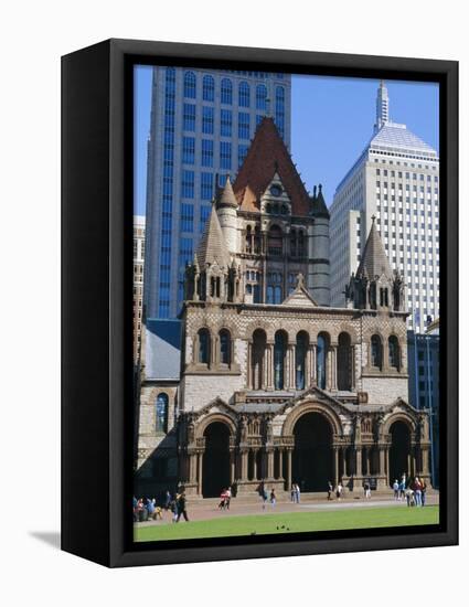 Trinity Church 1877, Copley Square, Boston, Massachusetts, USA-Fraser Hall-Framed Premier Image Canvas