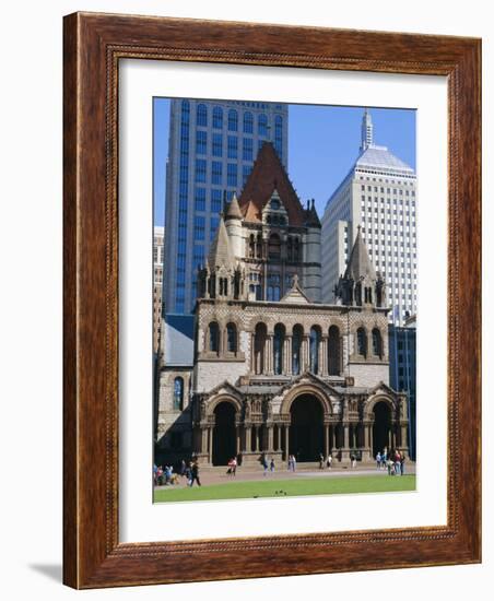 Trinity Church 1877, Copley Square, Boston, Massachusetts, USA-Fraser Hall-Framed Photographic Print