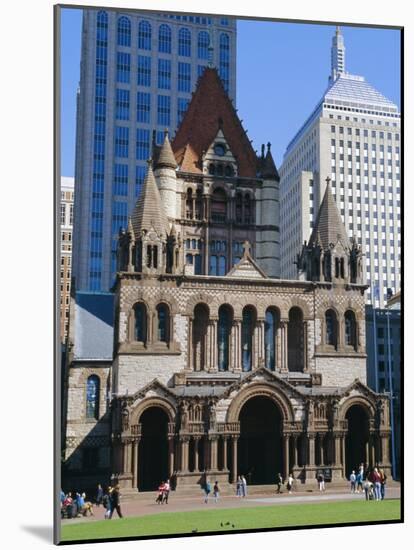 Trinity Church 1877, Copley Square, Boston, Massachusetts, USA-Fraser Hall-Mounted Photographic Print