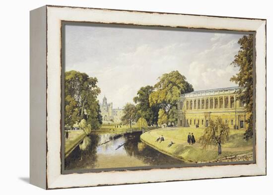 Trinity College at Cambridge University-Bradford Rudge-Framed Premier Image Canvas