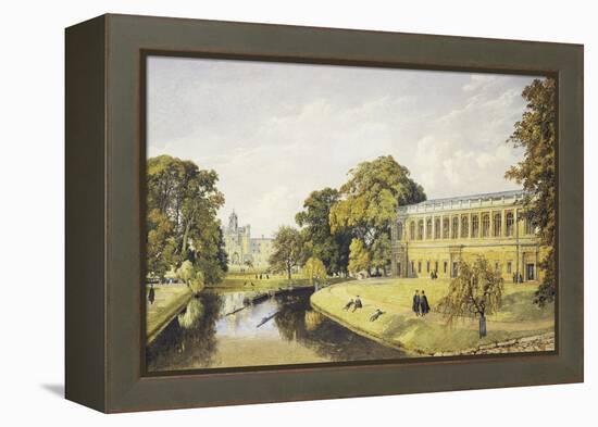 Trinity College at Cambridge University-Bradford Rudge-Framed Premier Image Canvas