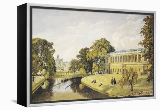 Trinity College at Cambridge University-Bradford Rudge-Framed Premier Image Canvas