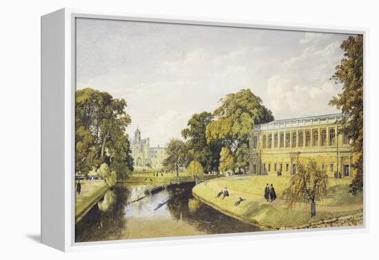 Trinity College at Cambridge University-Bradford Rudge-Framed Premier Image Canvas