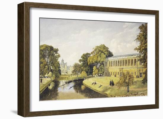 Trinity College at Cambridge University-Bradford Rudge-Framed Giclee Print