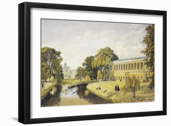 Trinity College at Cambridge University-Bradford Rudge-Framed Giclee Print