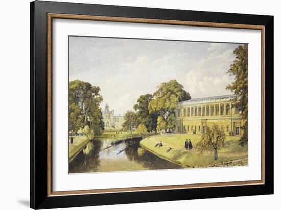 Trinity College at Cambridge University-Bradford Rudge-Framed Giclee Print