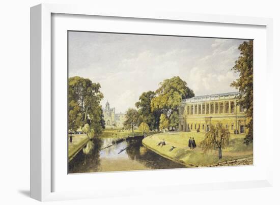 Trinity College at Cambridge University-Bradford Rudge-Framed Giclee Print