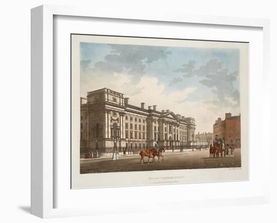 Trinity College, Dublin, 1793-James Malton-Framed Giclee Print
