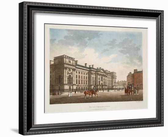 Trinity College, Dublin, 1793-James Malton-Framed Giclee Print