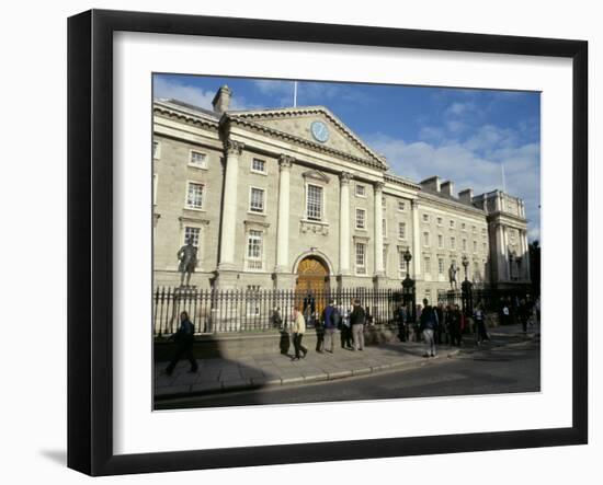 Trinity College Old Library Built Between 1712 and 1732, College Green, Dublin, Republic of Ireland-Pearl Bucknall-Framed Photographic Print