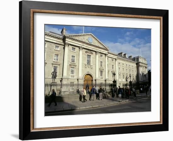 Trinity College Old Library Built Between 1712 and 1732, College Green, Dublin, Republic of Ireland-Pearl Bucknall-Framed Photographic Print