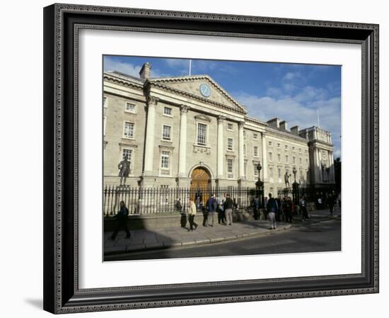 Trinity College Old Library Built Between 1712 and 1732, College Green, Dublin, Republic of Ireland-Pearl Bucknall-Framed Photographic Print