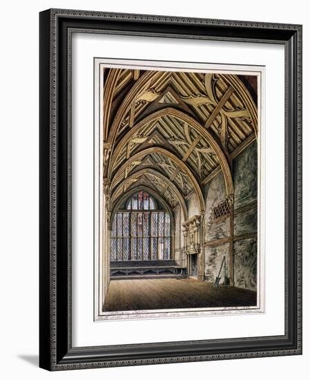 Trinity Hall, London, 1808-William Capon-Framed Giclee Print