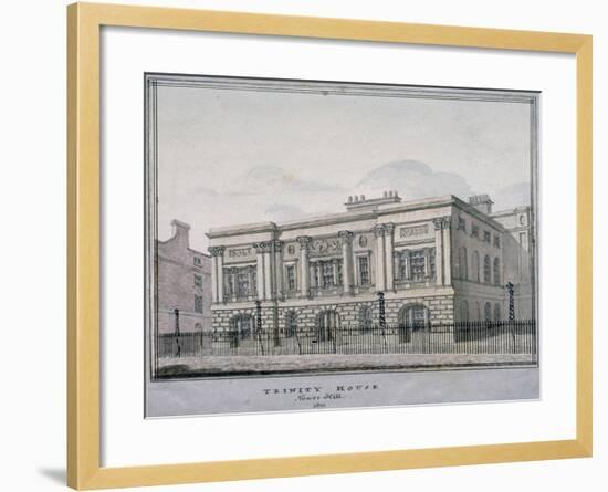 Trinity House, Trinity Square, City of London, 1810-null-Framed Giclee Print