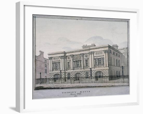 Trinity House, Trinity Square, City of London, 1810-null-Framed Giclee Print