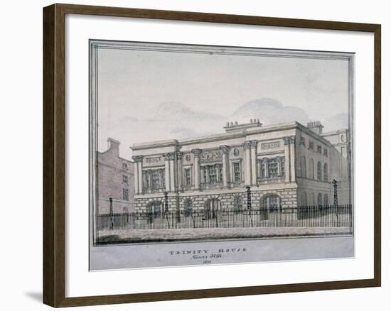 Trinity House, Trinity Square, City of London, 1810-null-Framed Giclee Print