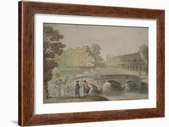 Trinity Library, Cambridge, 18th-19th Century-Thomas Rowlandson-Framed Giclee Print