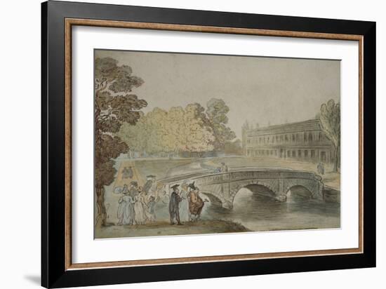 Trinity Library, Cambridge, 18th-19th Century-Thomas Rowlandson-Framed Giclee Print