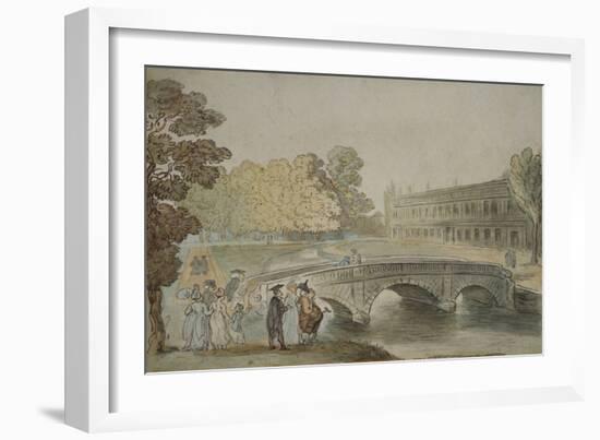 Trinity Library, Cambridge, 18th-19th Century-Thomas Rowlandson-Framed Giclee Print