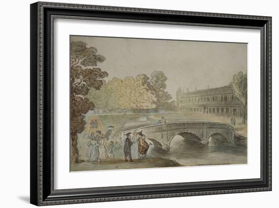 Trinity Library, Cambridge, 18th-19th Century-Thomas Rowlandson-Framed Giclee Print