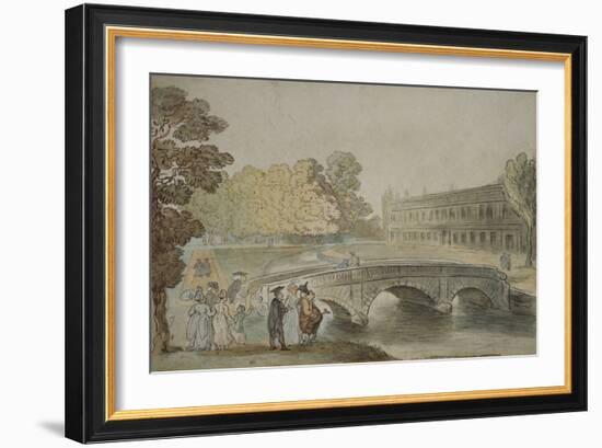 Trinity Library, Cambridge, 18th-19th Century-Thomas Rowlandson-Framed Giclee Print