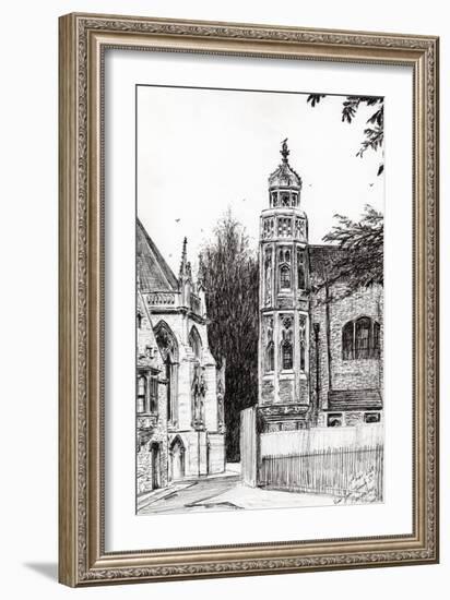 Trinity Street, Cambridge,2008-Vincent Alexander Booth-Framed Giclee Print