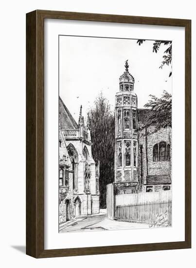 Trinity Street, Cambridge,2008-Vincent Alexander Booth-Framed Giclee Print