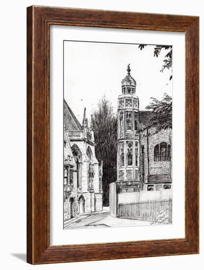 Trinity Street, Cambridge,2008-Vincent Alexander Booth-Framed Giclee Print