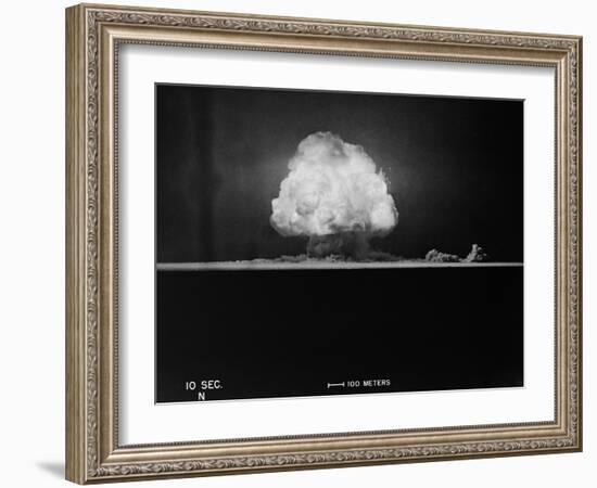 Trinity Test at 10 Seconds-Berlyn Brixner-Framed Photographic Print