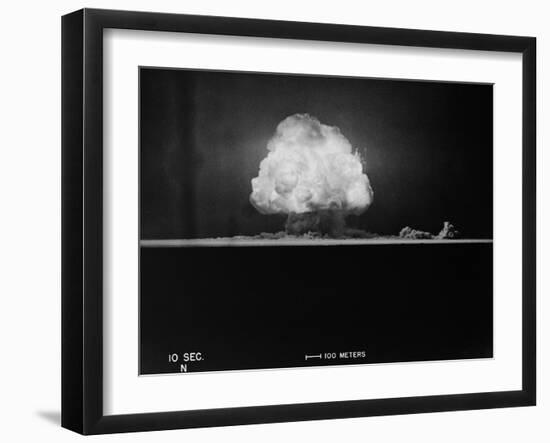 Trinity Test at 10 Seconds-Berlyn Brixner-Framed Photographic Print