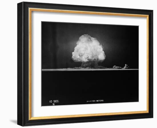 Trinity Test at 10 Seconds-Berlyn Brixner-Framed Photographic Print