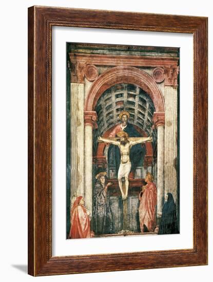 Trinity-Masaccio-Framed Art Print