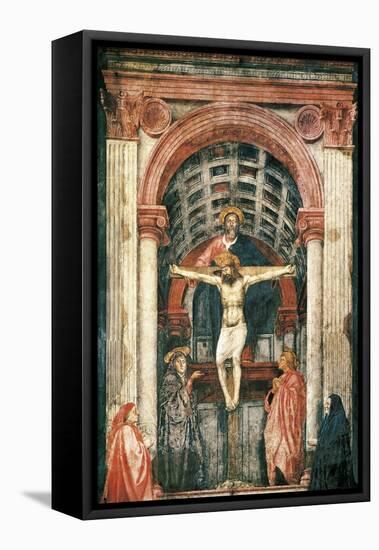 Trinity-Masaccio-Framed Stretched Canvas