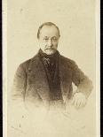 Auguste Comte French Philosopher-Trinquart-Photographic Print