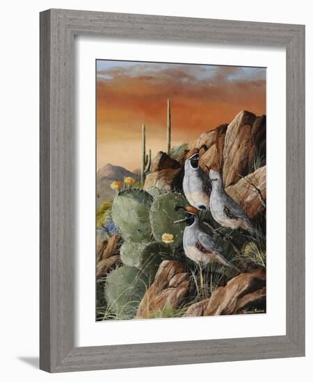 Trio in Spring-Trevor V. Swanson-Framed Giclee Print