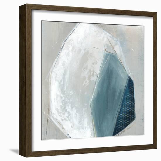 Trio of Blue I-Emma Peal-Framed Art Print