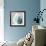 Trio of Blue I-Emma Peal-Framed Art Print displayed on a wall